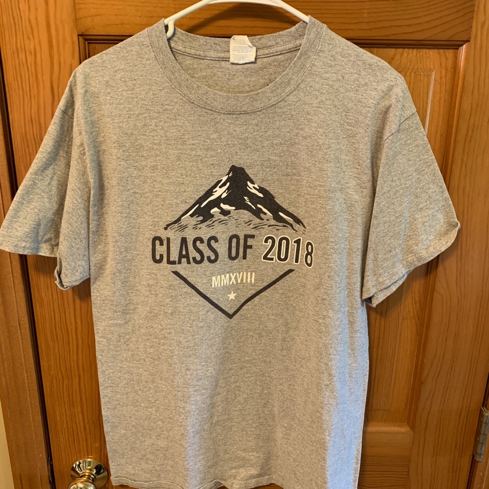 Port and Company Gray Class of 2018 T - Shirt